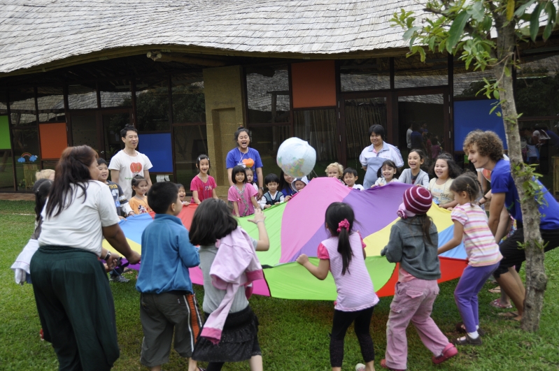 One team at Panyaden School