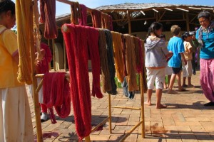 IMG_1148 Colourful cotton yarn dyed with natural ingredients