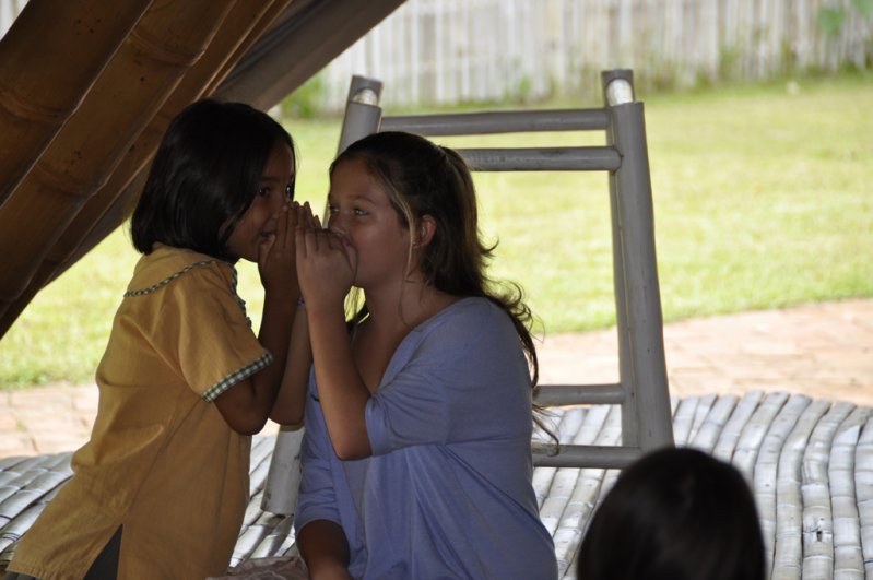 dsc5691 Panyaden School Chiang Mai: students role-playing