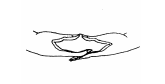 Buddhist gesture of balance and meditation