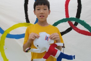 IMG_5903 Student's self-made Olympic mascot, Panyaden School Chiang Mai