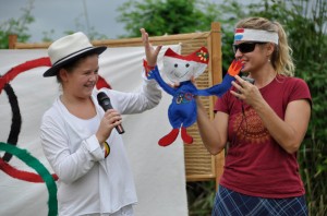 dsc6996 Smiling cat Olympic mascot made by Panyaden School Chiang Mai student