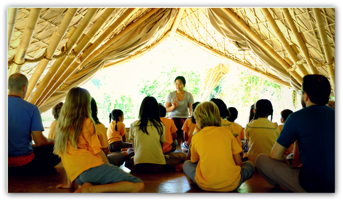 Learning about mindfulness and concentration, Panyaden School