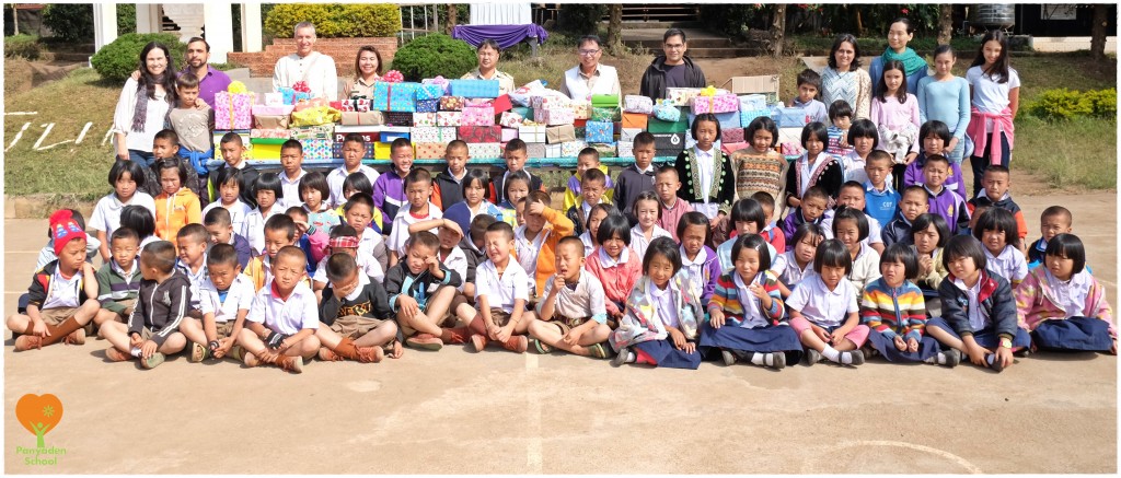 DSCF9031 Gifts for Sri Nehru School donated by Panyaden School parents, students and staff