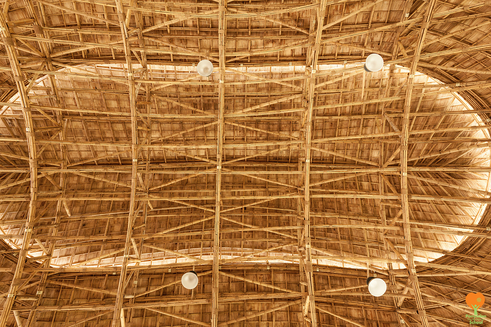 Panyaden International School's bamboo Sports Hall
