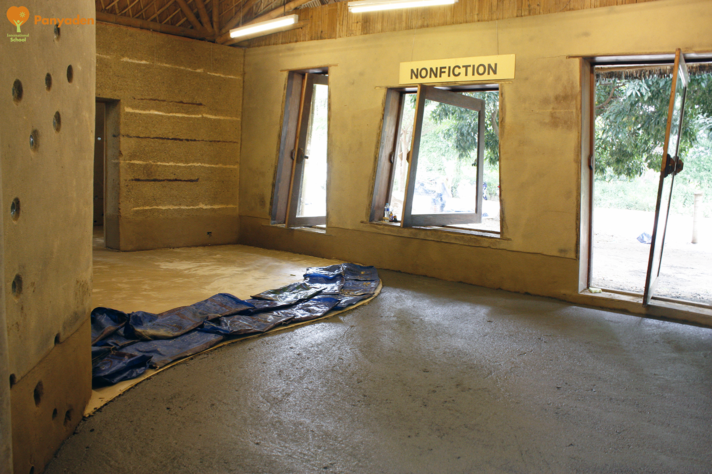 Rebuilding Panyaden - New rammed earth floor for Panyaden building New rammed earth floor for Panyaden